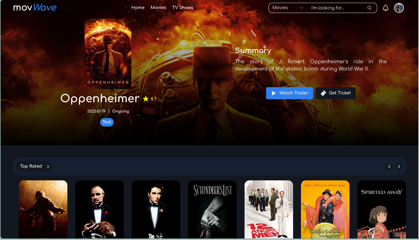 MovWave2.0 - A Movie Database